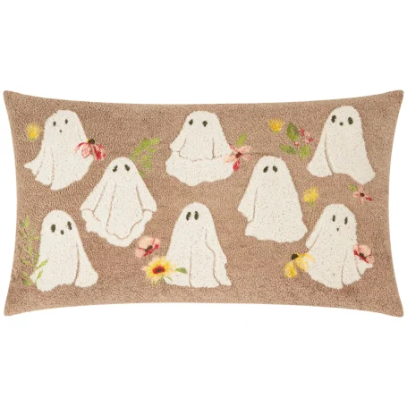 Bootanical Ghost Boucle Cushion Natural Bootanical Ghost Boucle Cushion Natural