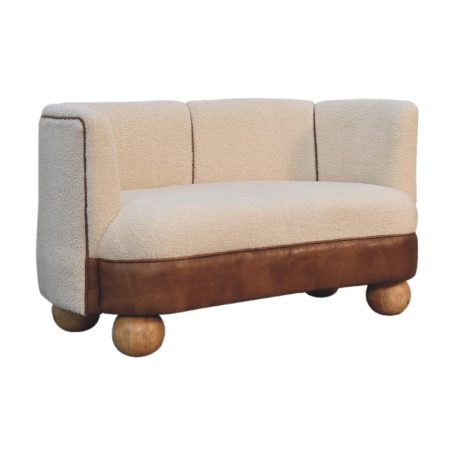 Boucle Cream Buffalo Small Sofa Boucle Cream Buffalo Small Sofa