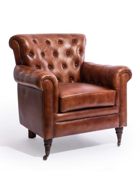 Vintage Leather Chesterfield Armchair Vintage Leather Chesterfield Armchair